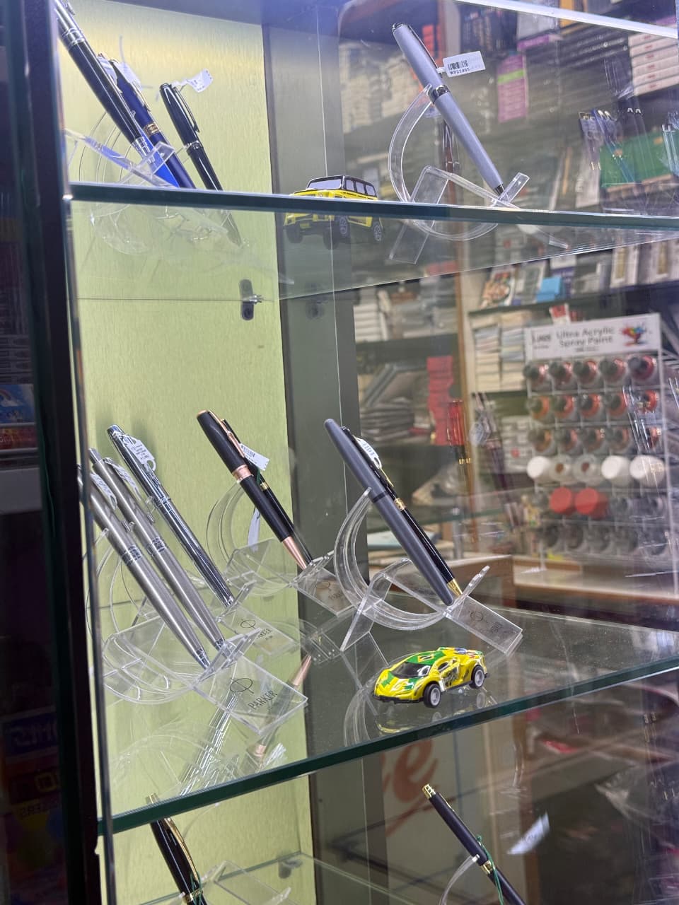 Parker pens display section